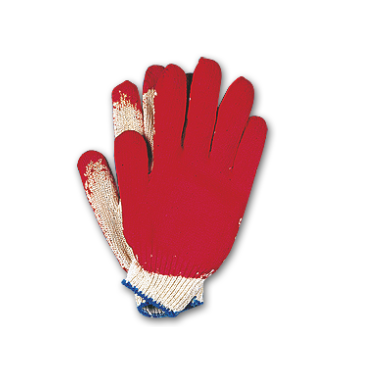 Knit Work Glove W/red (10/pk)